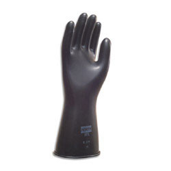 GLOVE  BUTYL SMOOTH 11;16 MIL BLACK SZ 10 - Chemical Resistant